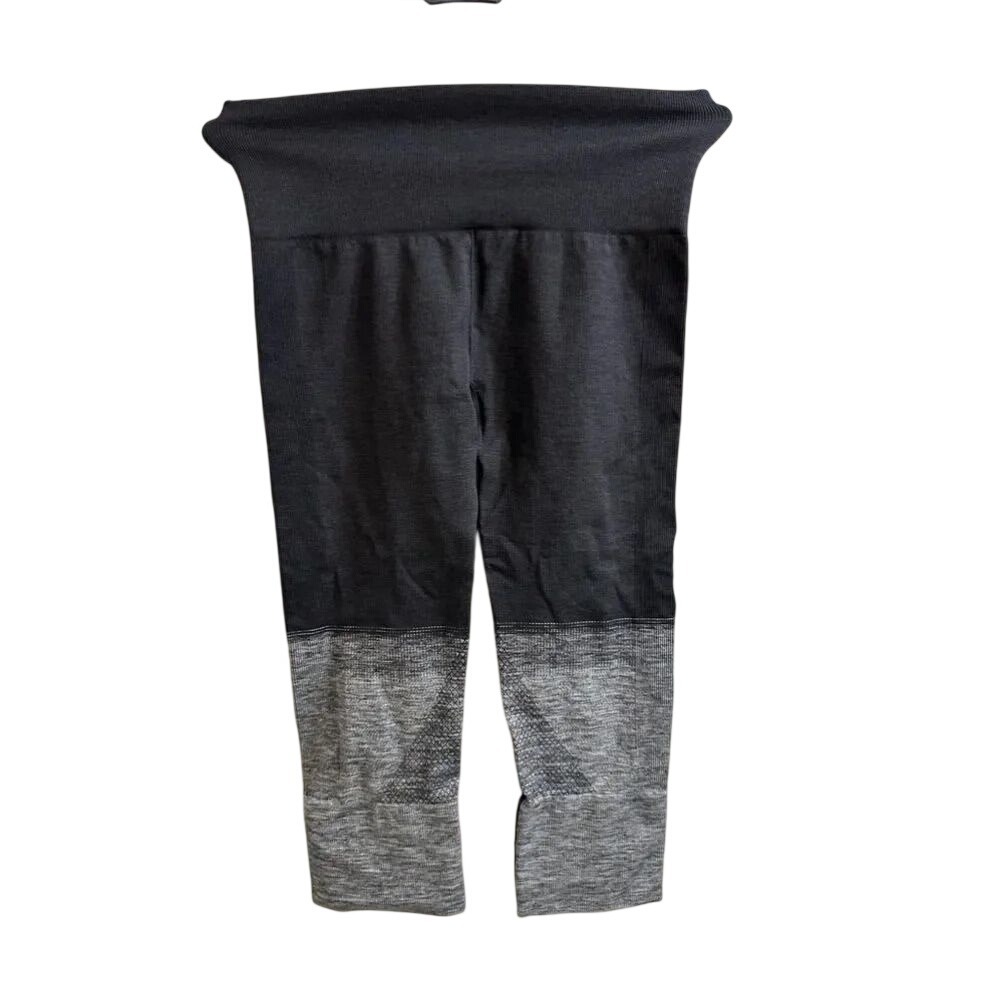Lululemon Ebb To Street Tight II Black Grey Seamless Leggings Womens Size 4